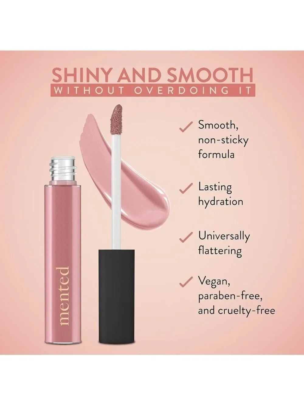 Mented Cosmetics PINK ABOUT ME Lip Gloss | NEW
